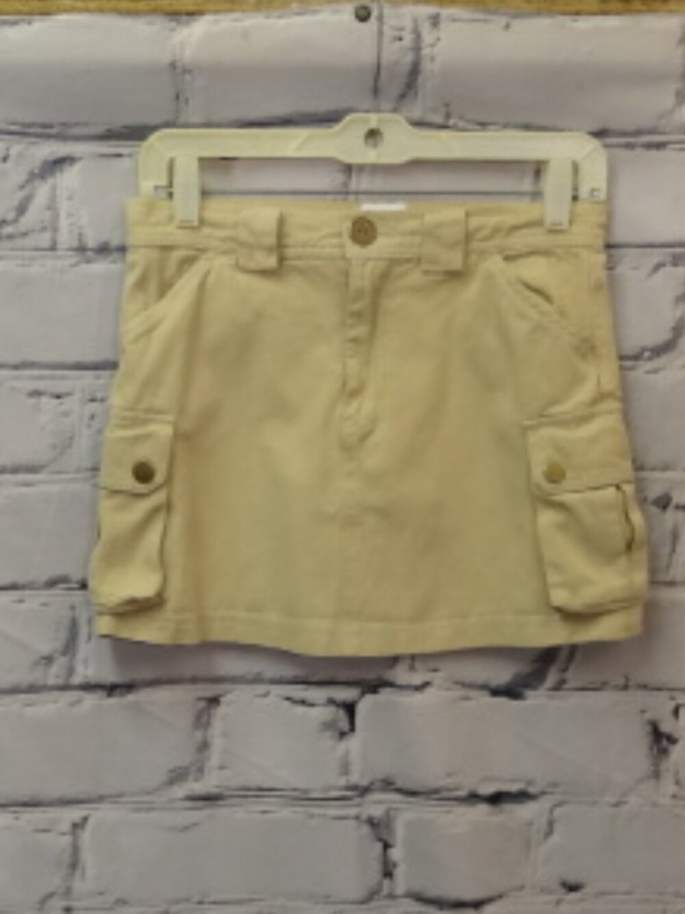 Princess Polly Tan Cotton Skirt w/4 Pockets